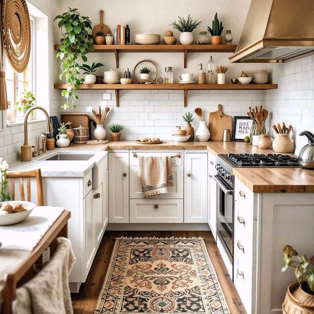 Bright cottage-style kitchen — first-time buyer home in Metro Detroit