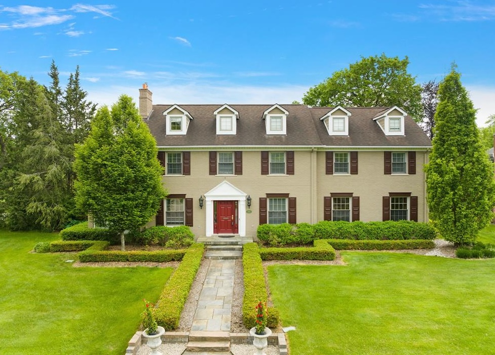 Traditional brick colonial home in Metro Detroit