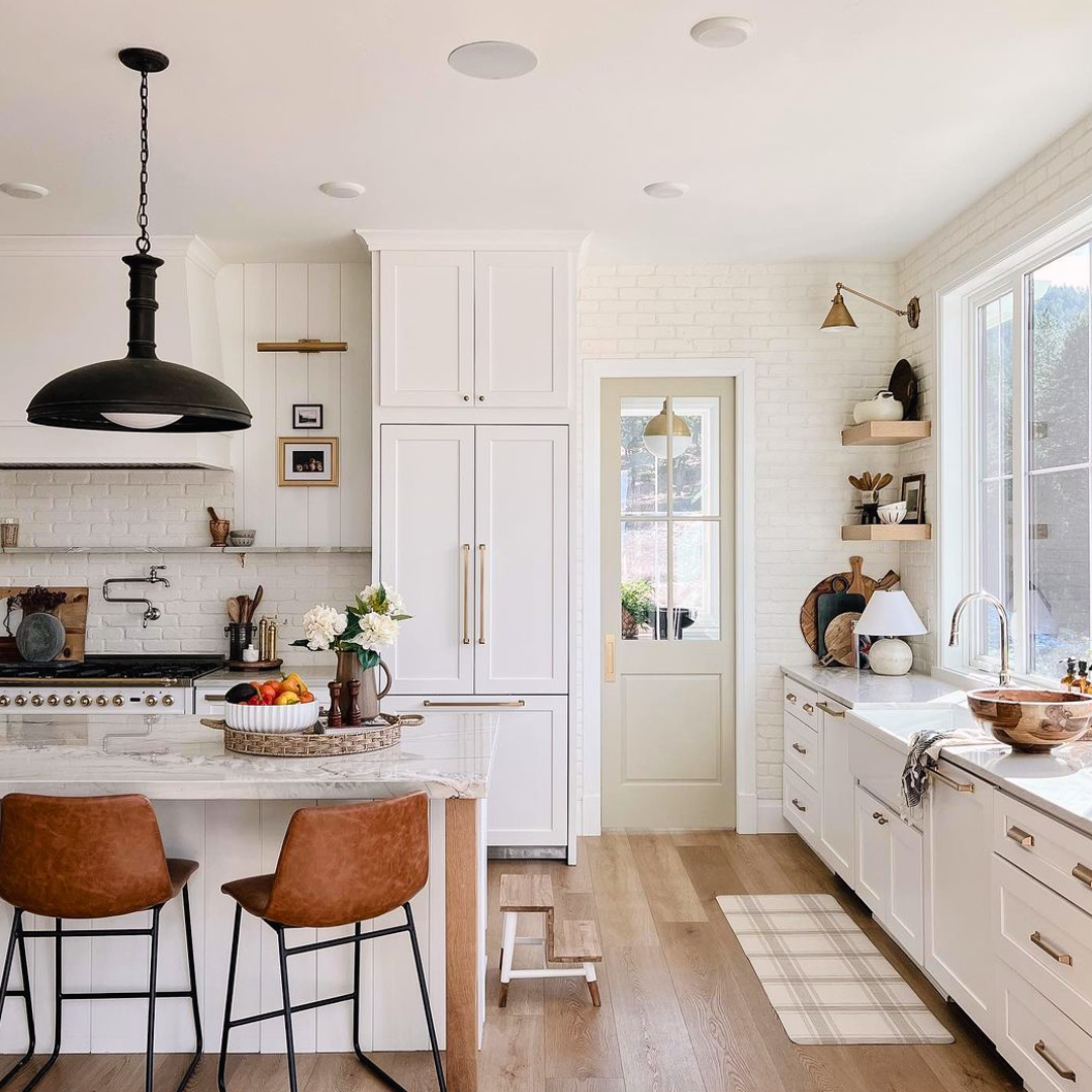 Bright modern kitchen in a Pontiac, Michigan home